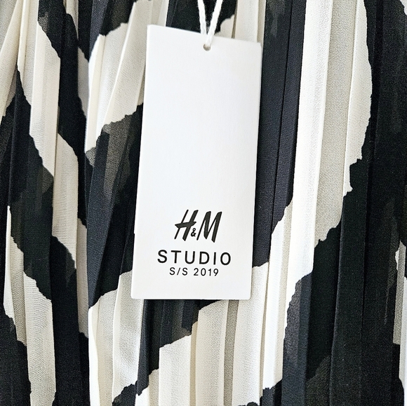 H&M Studio pleated dress - Picture 5 of 9